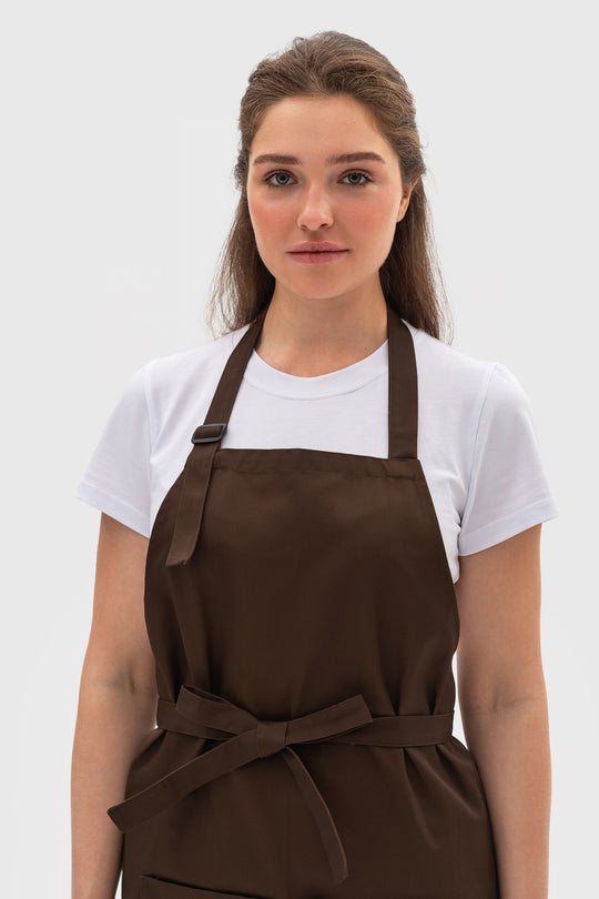 Latte Apron – Short Brown
