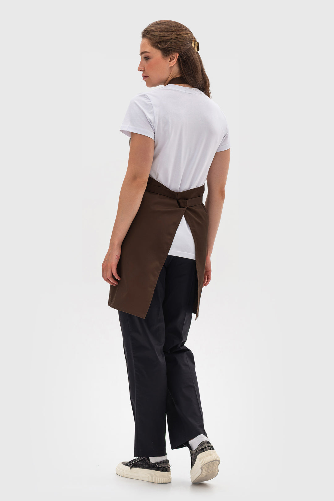 Latte Apron – Short Brown