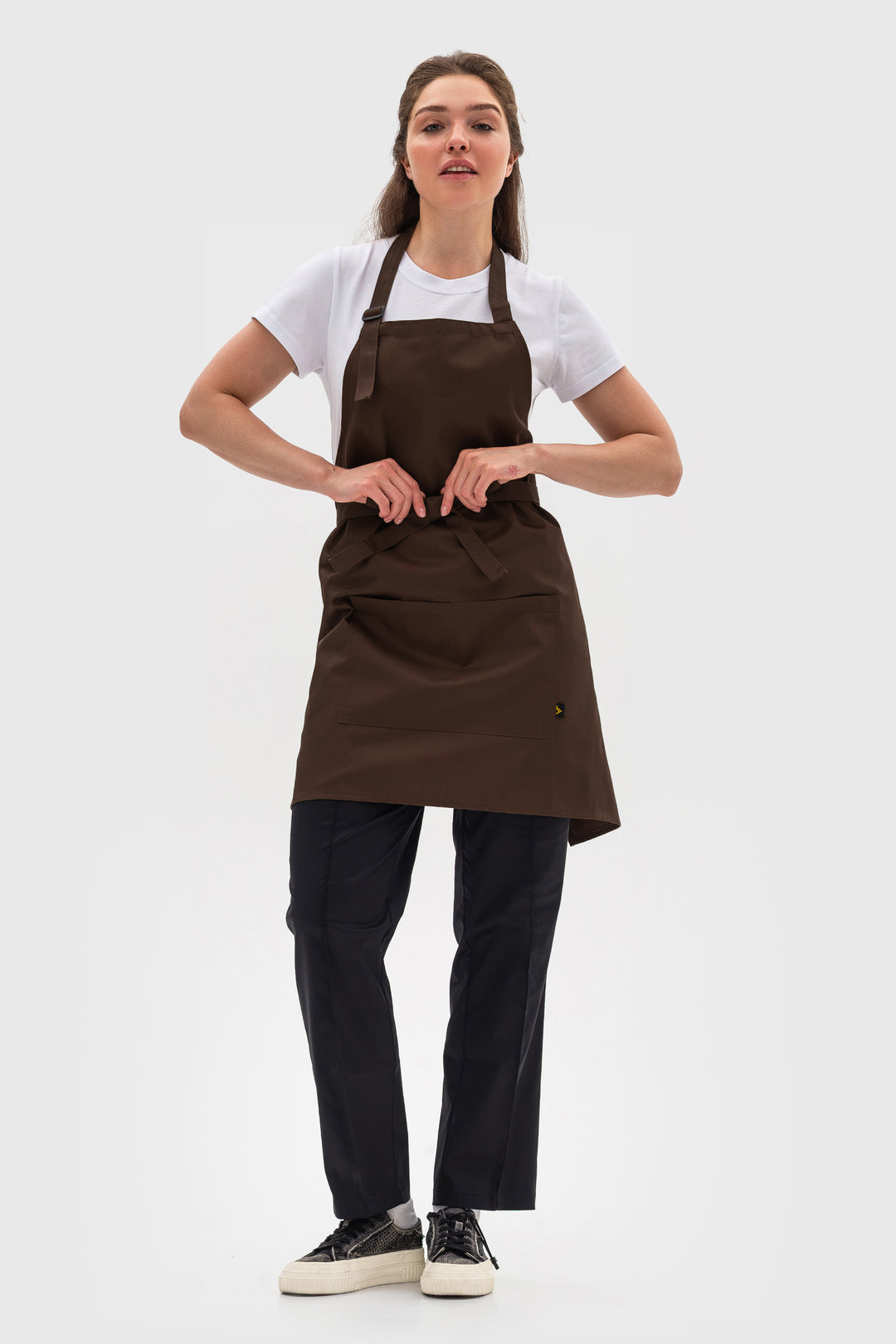 Latte Apron – Short Brown