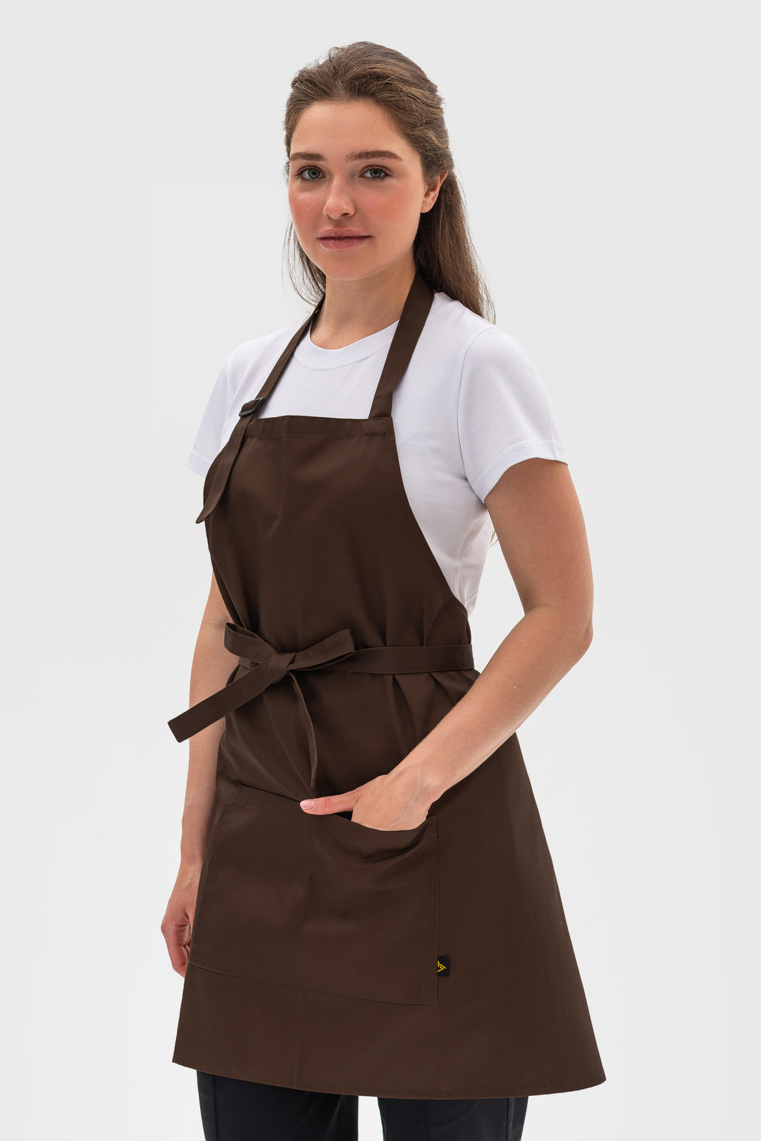 Latte Apron – Short Brown