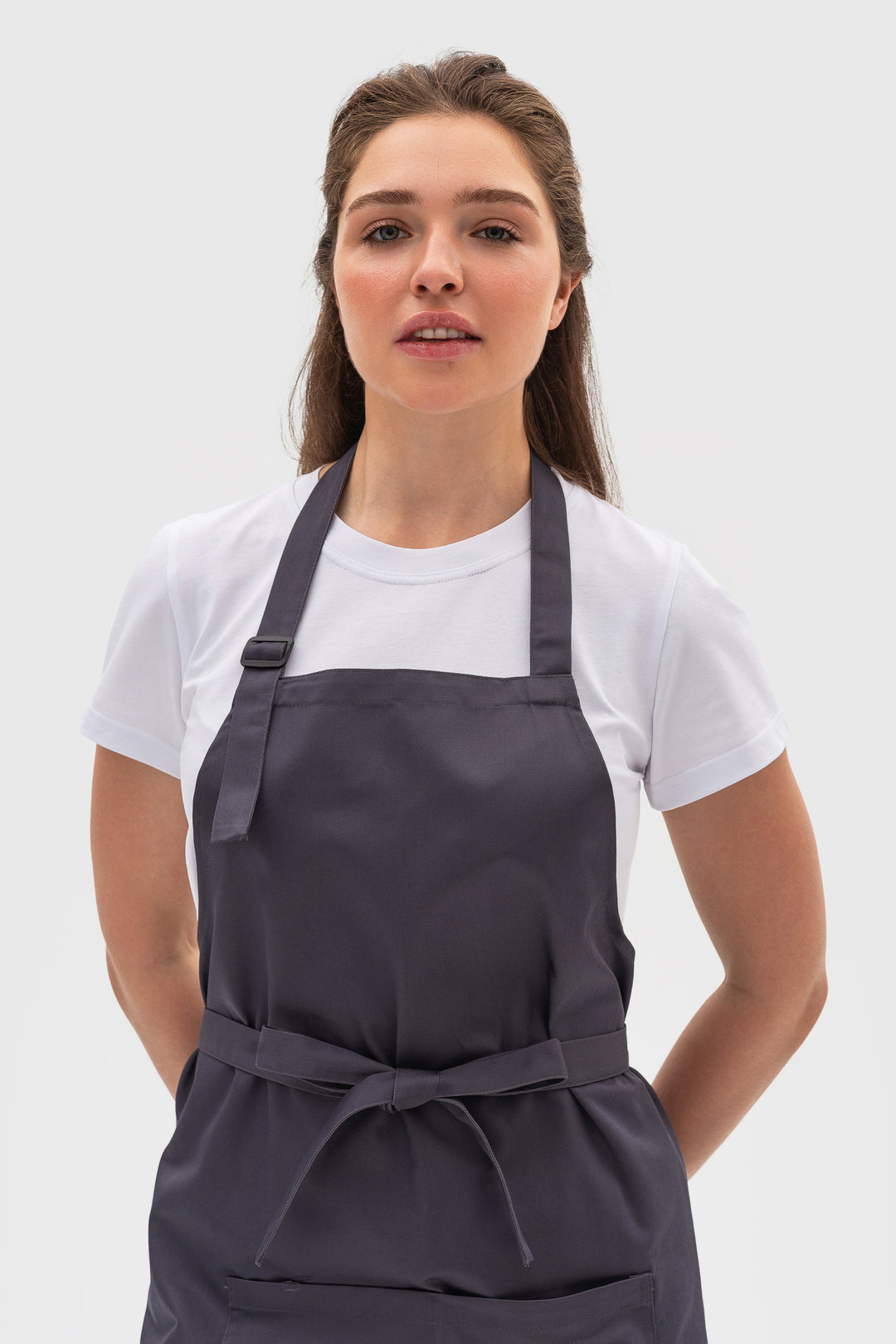 Latte Apron – Long Dark Gray