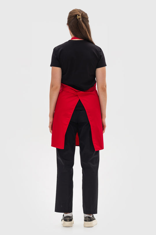 Latte Apron – Short Red