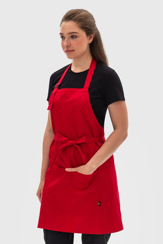 Latte Apron – Short Red
