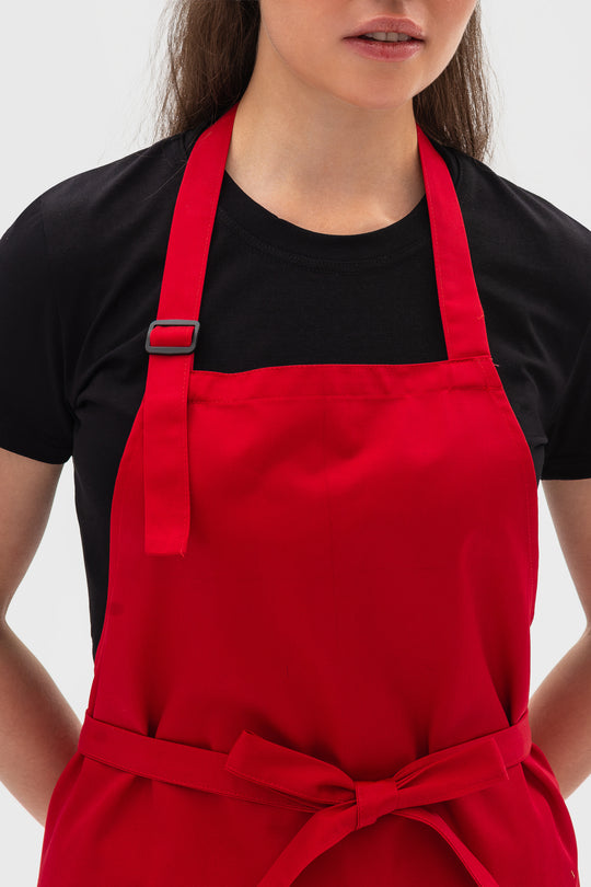 Latte Apron – Short Red