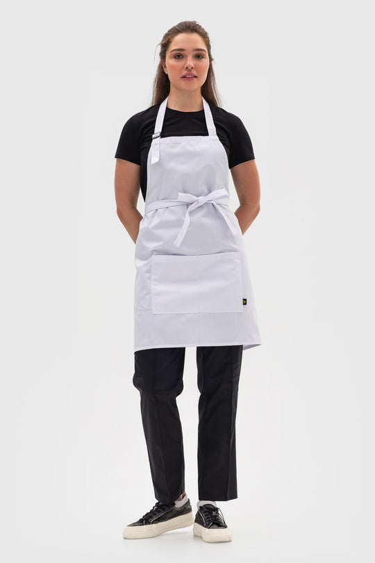 Latte Apron – Short White
