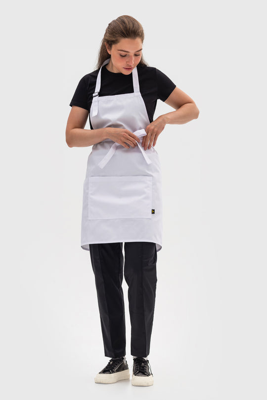 Latte Apron – Short White
