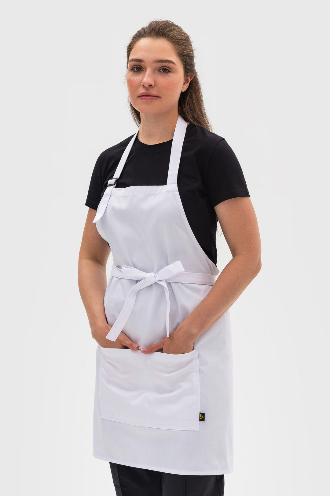 Latte Apron – Short White