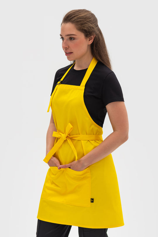 Latte Apron – Short Yellow