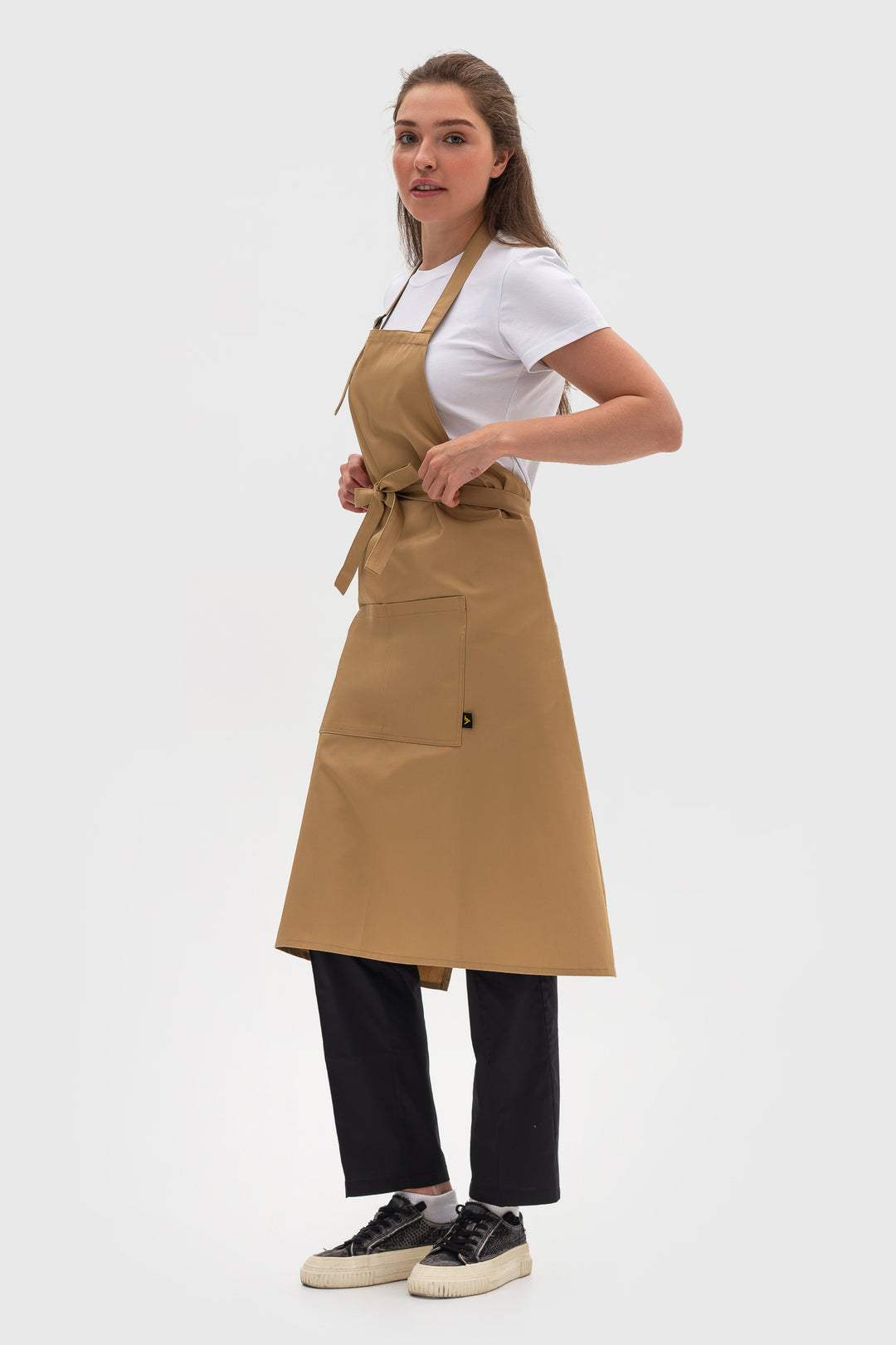 Latte Apron – Long Beige
