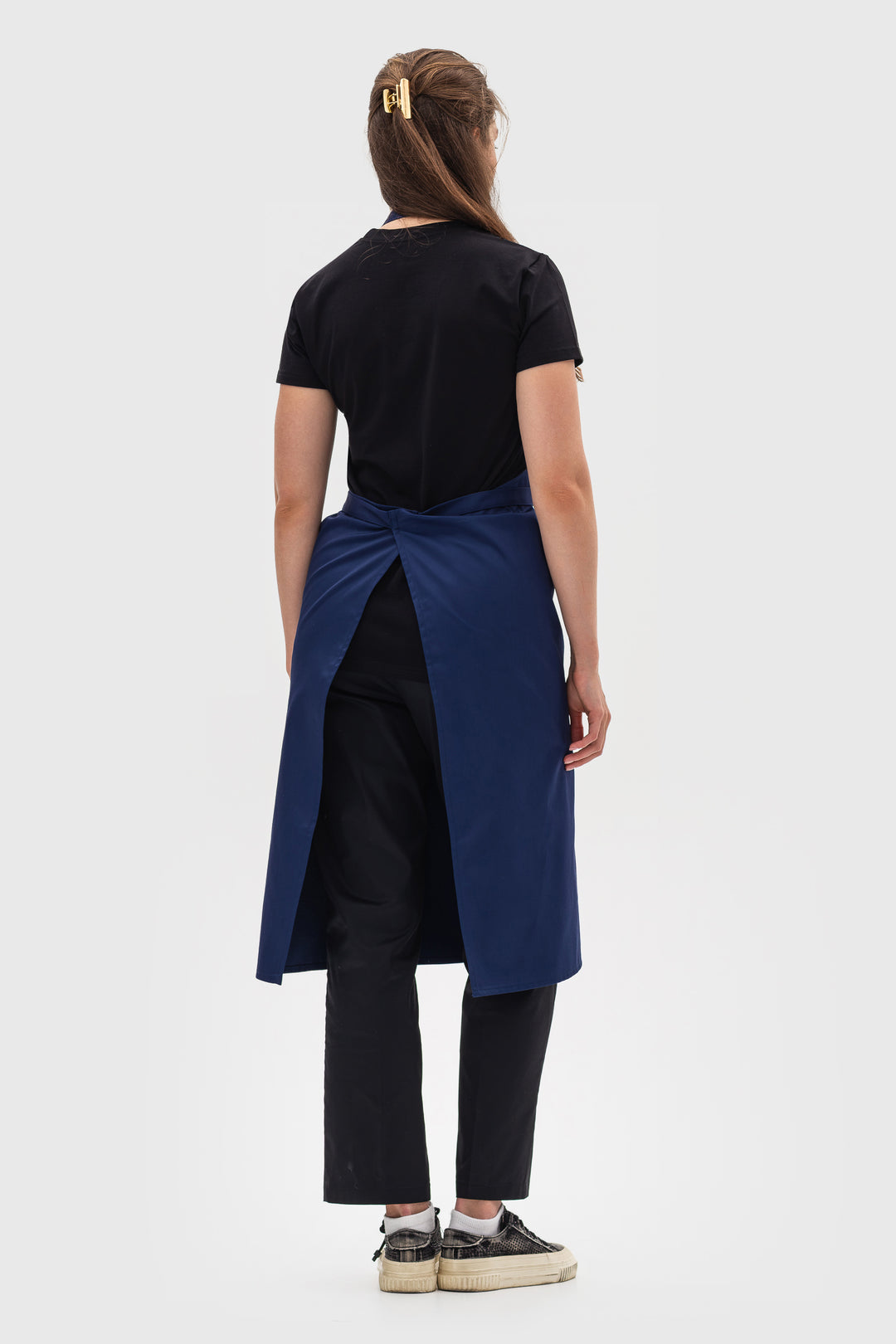 Latte Apron – Long Dark Blue