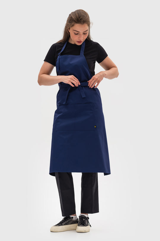 Latte Apron – Long Dark Blue