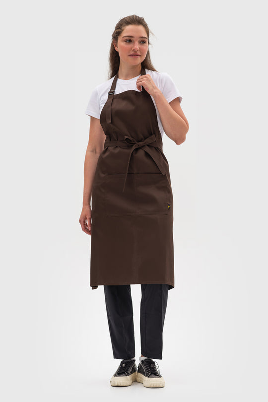 Latte Apron – Long Brown