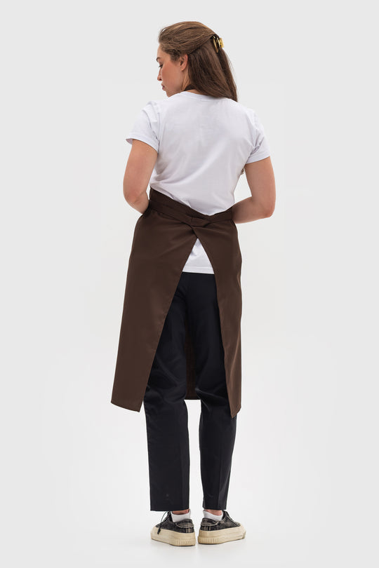 Latte Apron – Long Brown