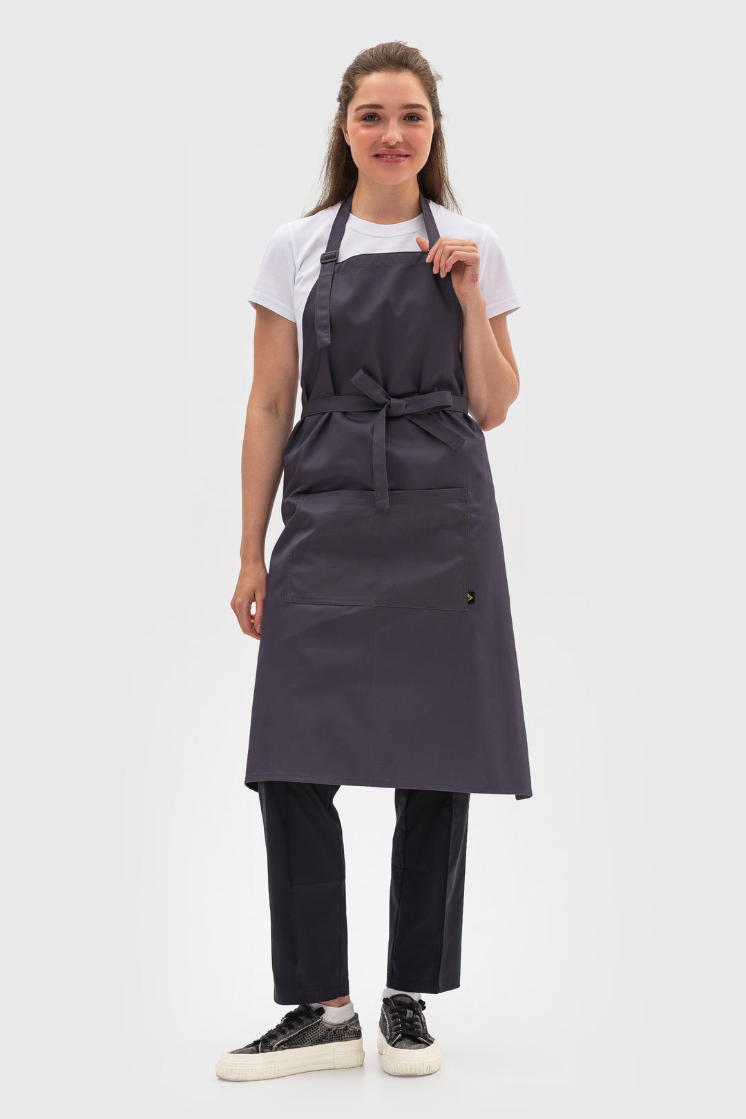 Latte Apron – Long Dark Gray