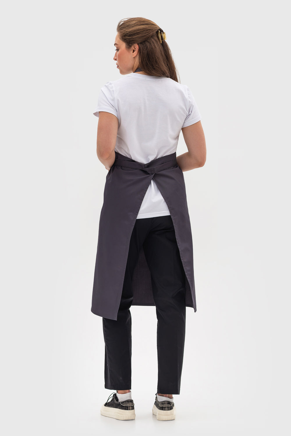 Latte Apron – Long Dark Gray