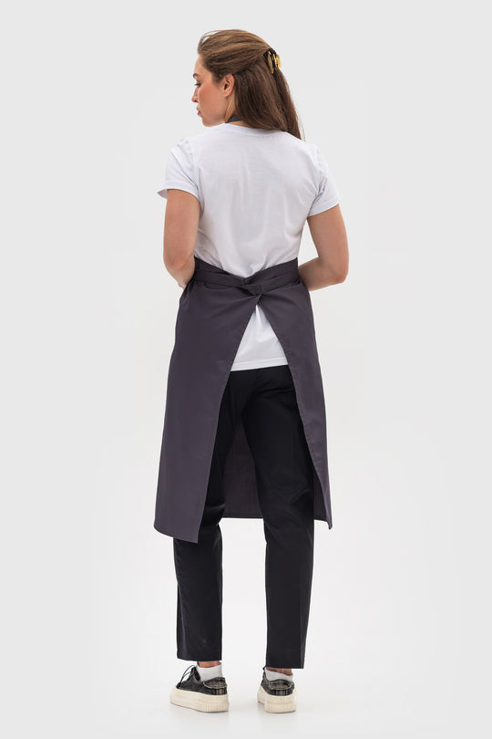 Latte Apron – Long Dark Gray
