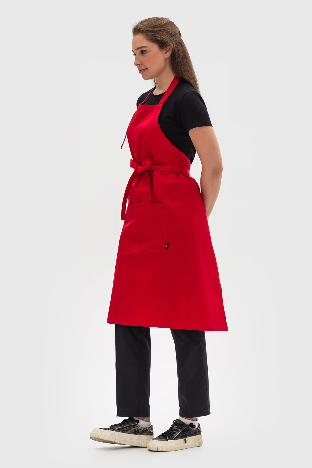 Latte Apron – Long Red