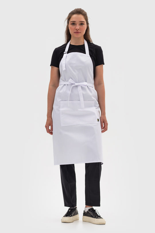 Latte Apron – Long White