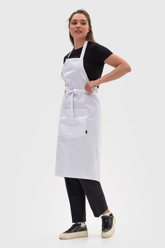 Latte Apron – Long White