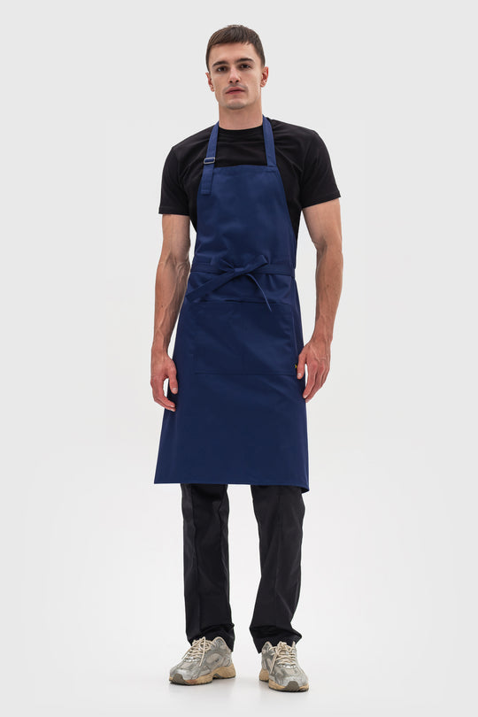 Latte Apron – Long Dark Blue