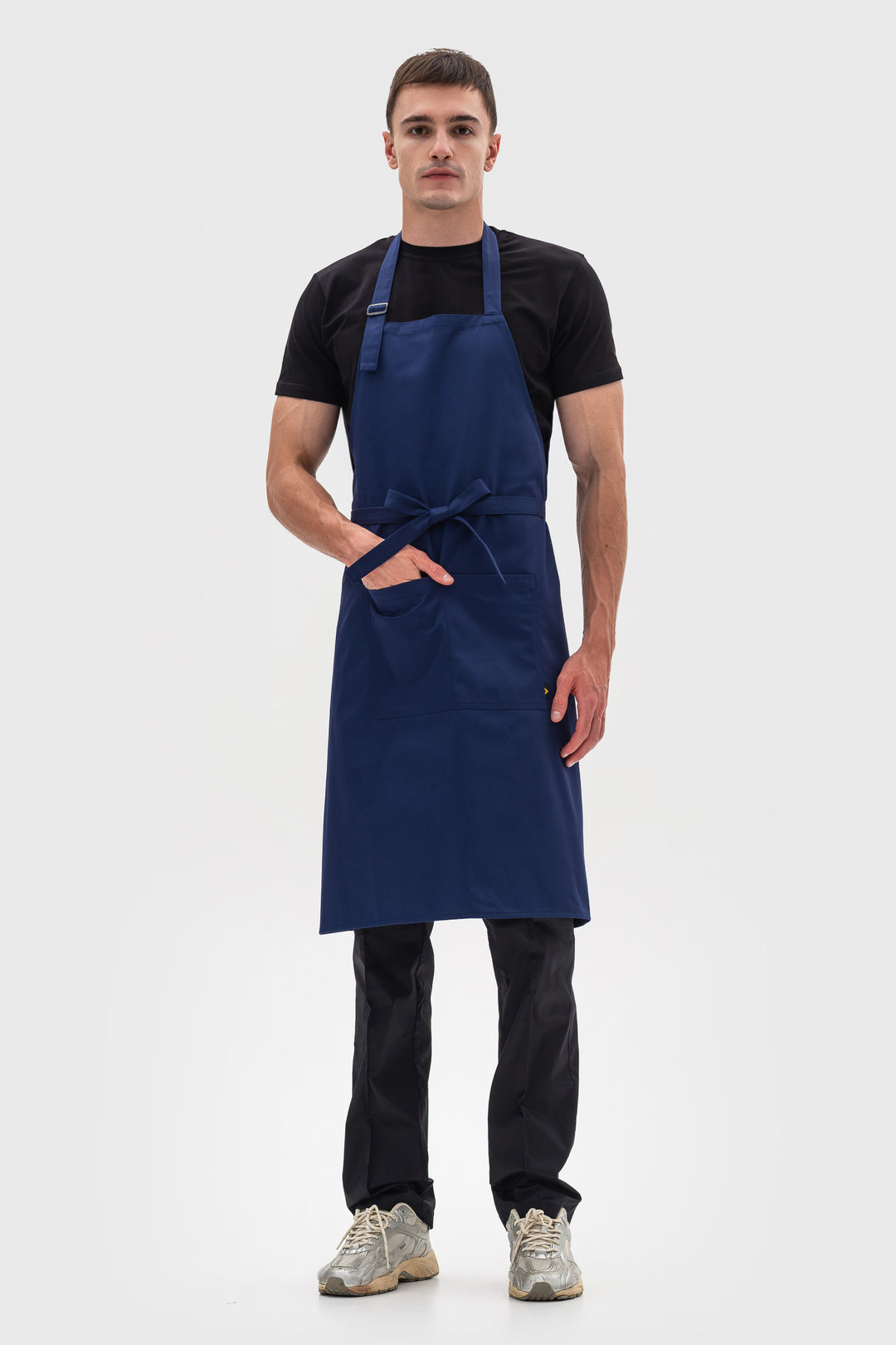 Latte Apron – Long Dark Blue
