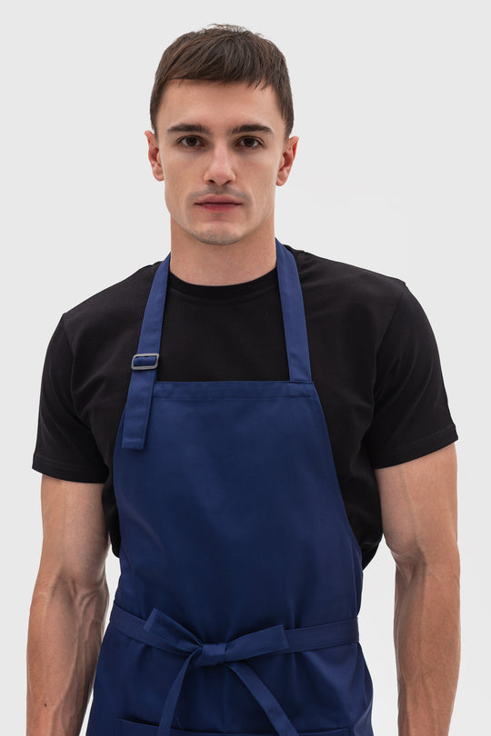 Latte Apron – Long Dark Blue