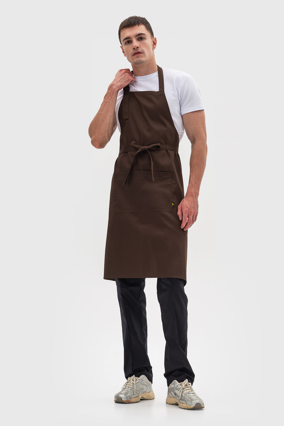 Latte Apron – Long Brown