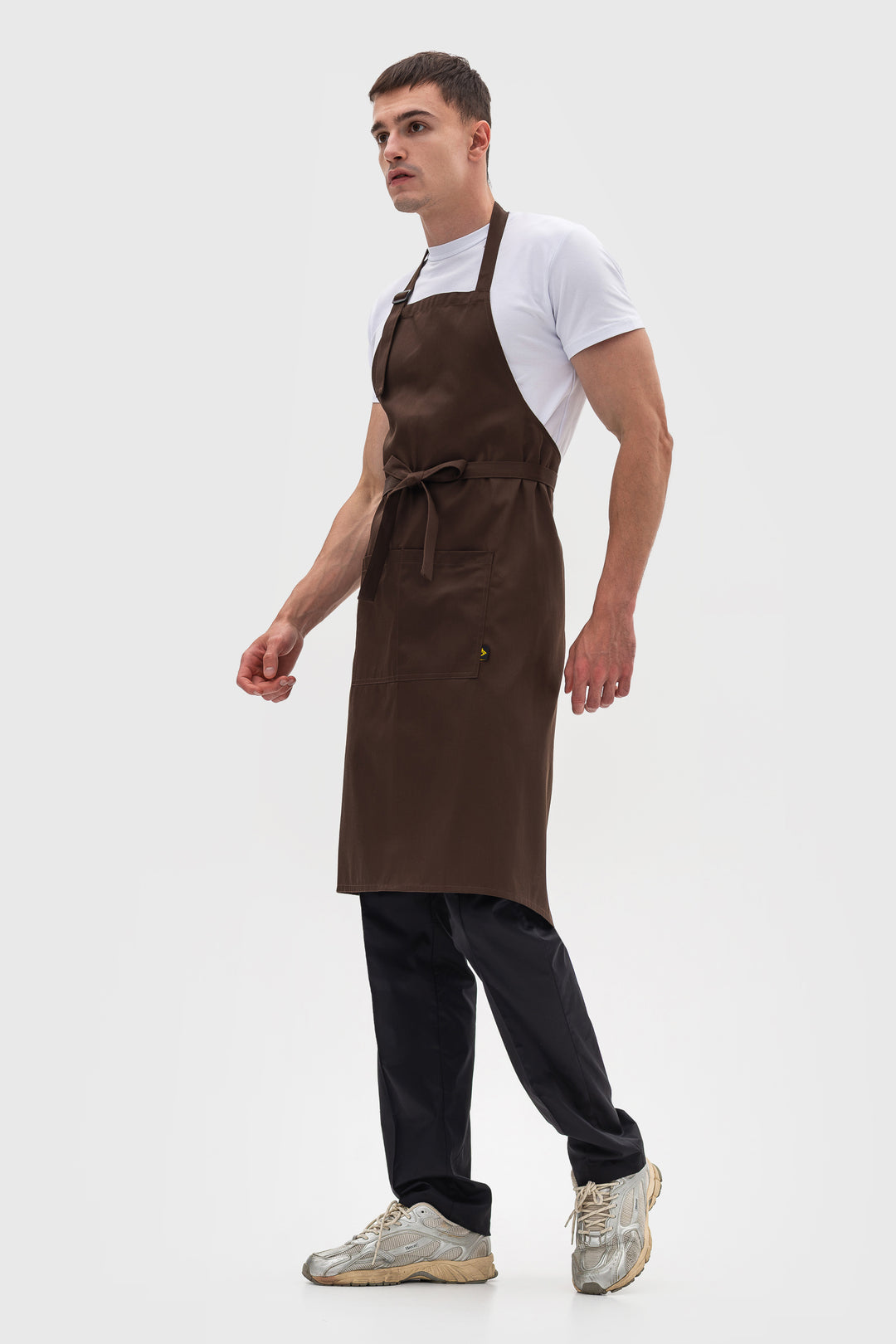 Latte Apron – Long Brown