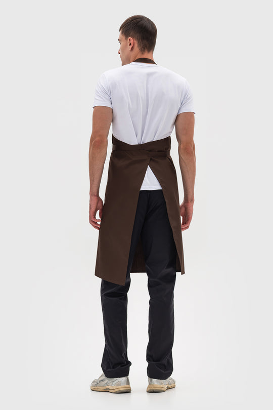 Latte Apron – Long Brown