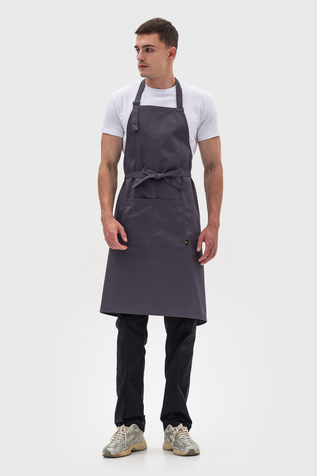 Latte Apron – Long Dark Gray