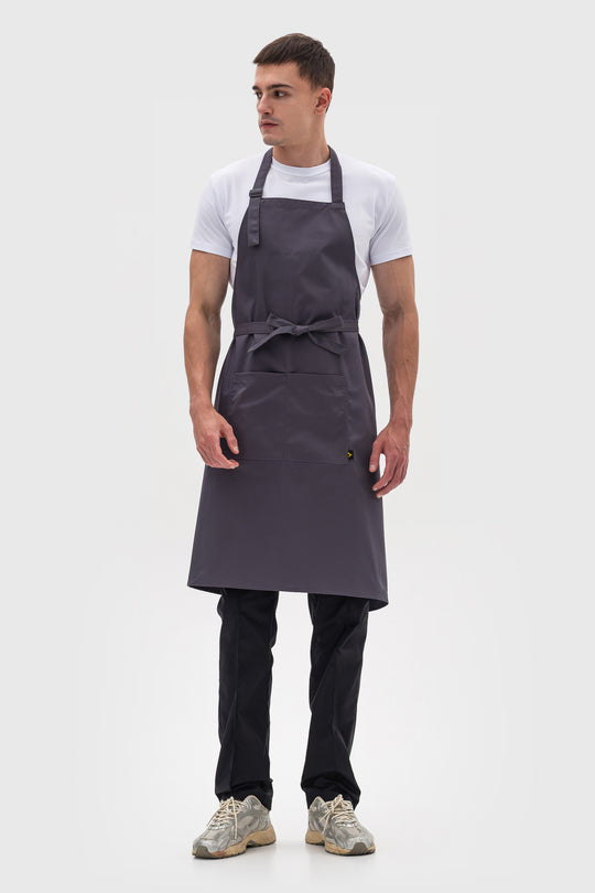 Latte Apron – Long Dark Gray