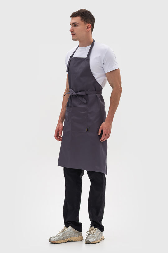 Latte Apron – Long Dark Gray