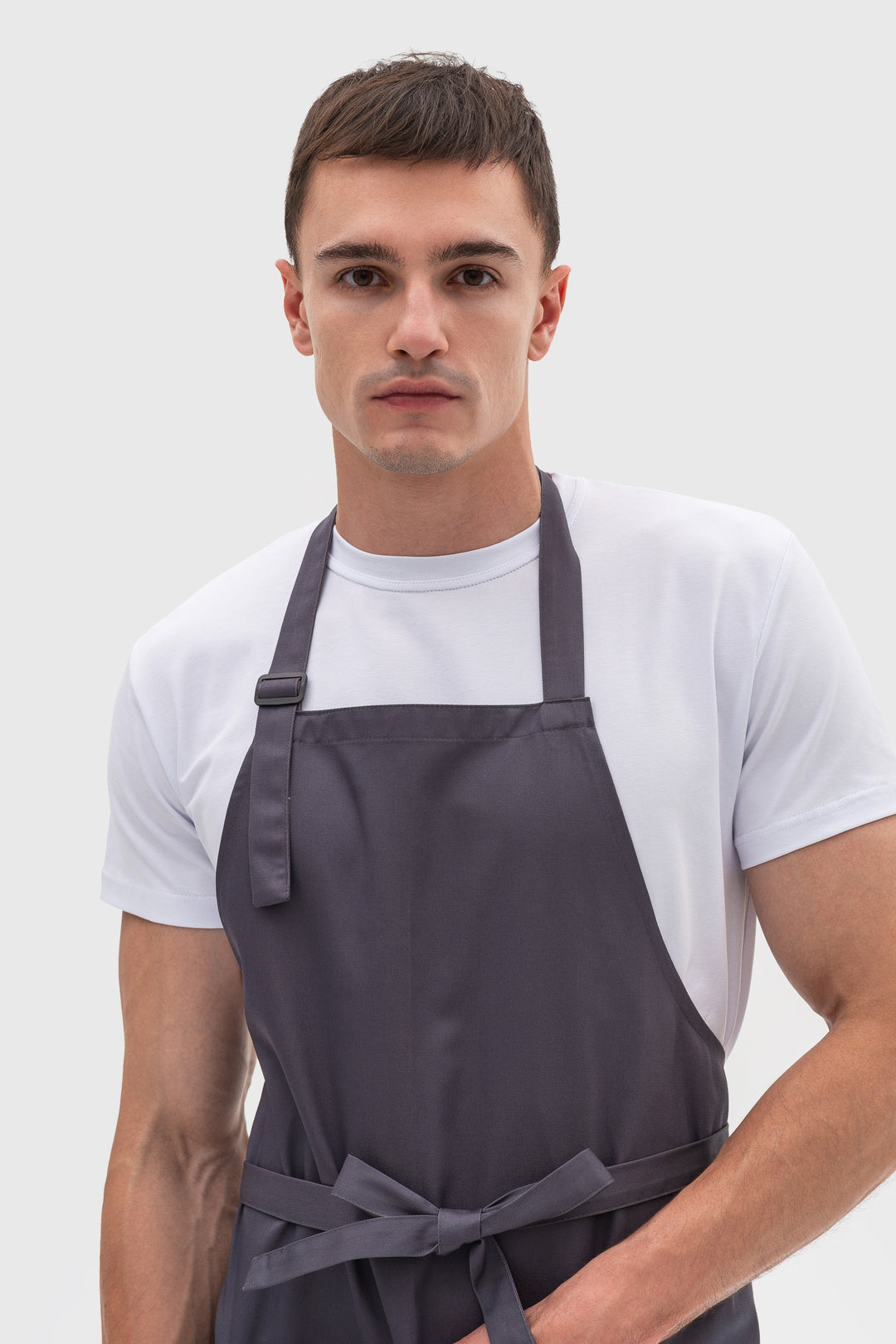 Latte Apron – Long Dark Gray