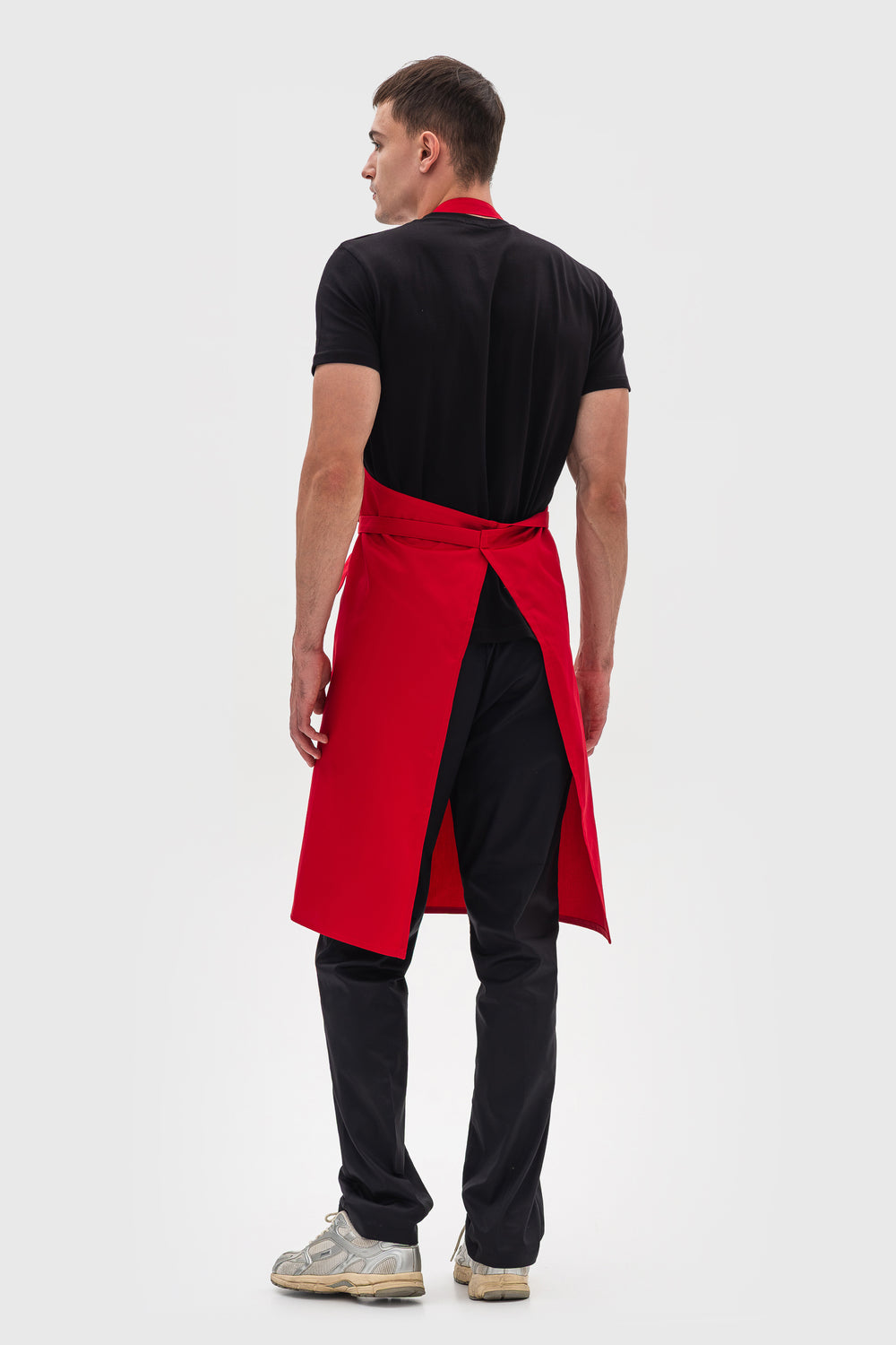 Latte Apron – Long Red