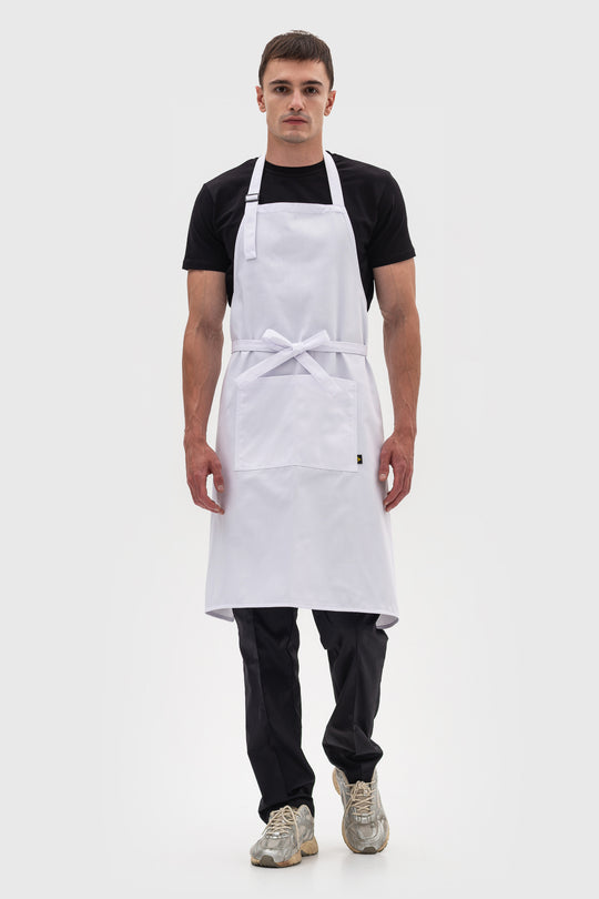 Latte Apron – Long White