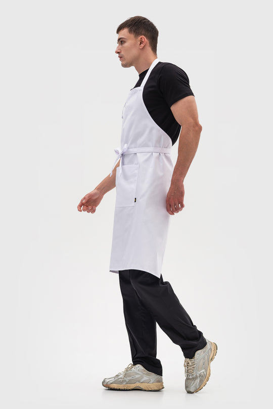 Latte Apron – Long White