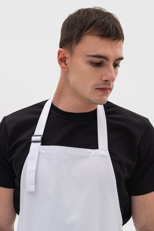 Latte Apron – Long White