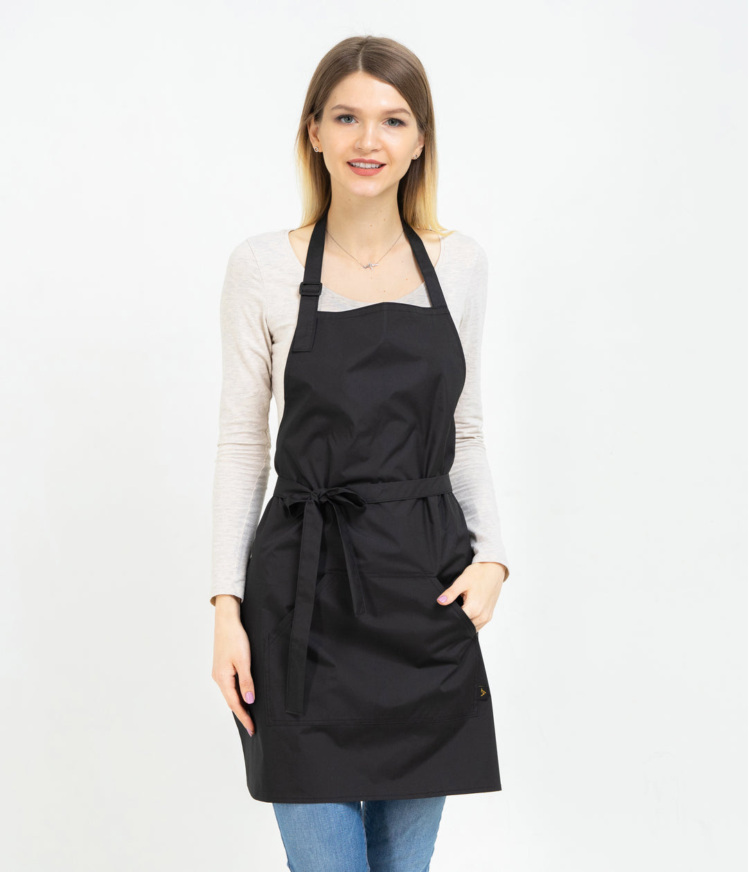 Solar Water-Repellent Apron – Short Black