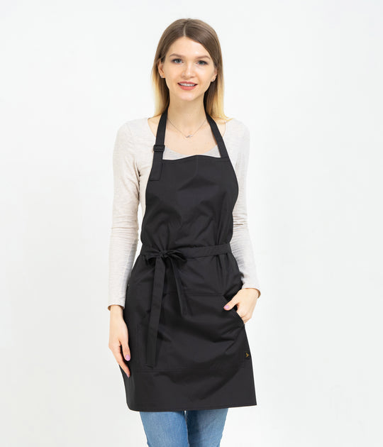 Solar Water-Repellent Apron – Short Black