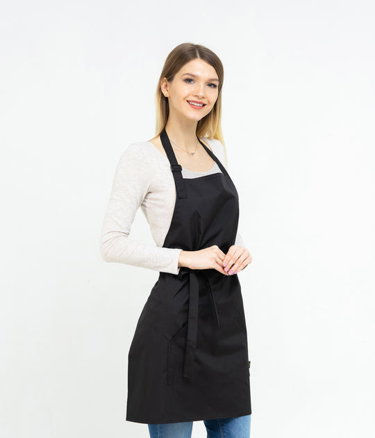 Solar Water-Repellent Apron – Short Black