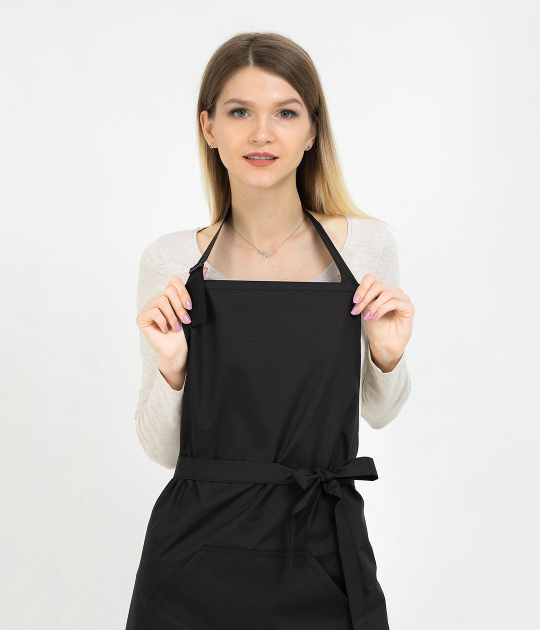 Solar Water-Repellent Apron – Long Black