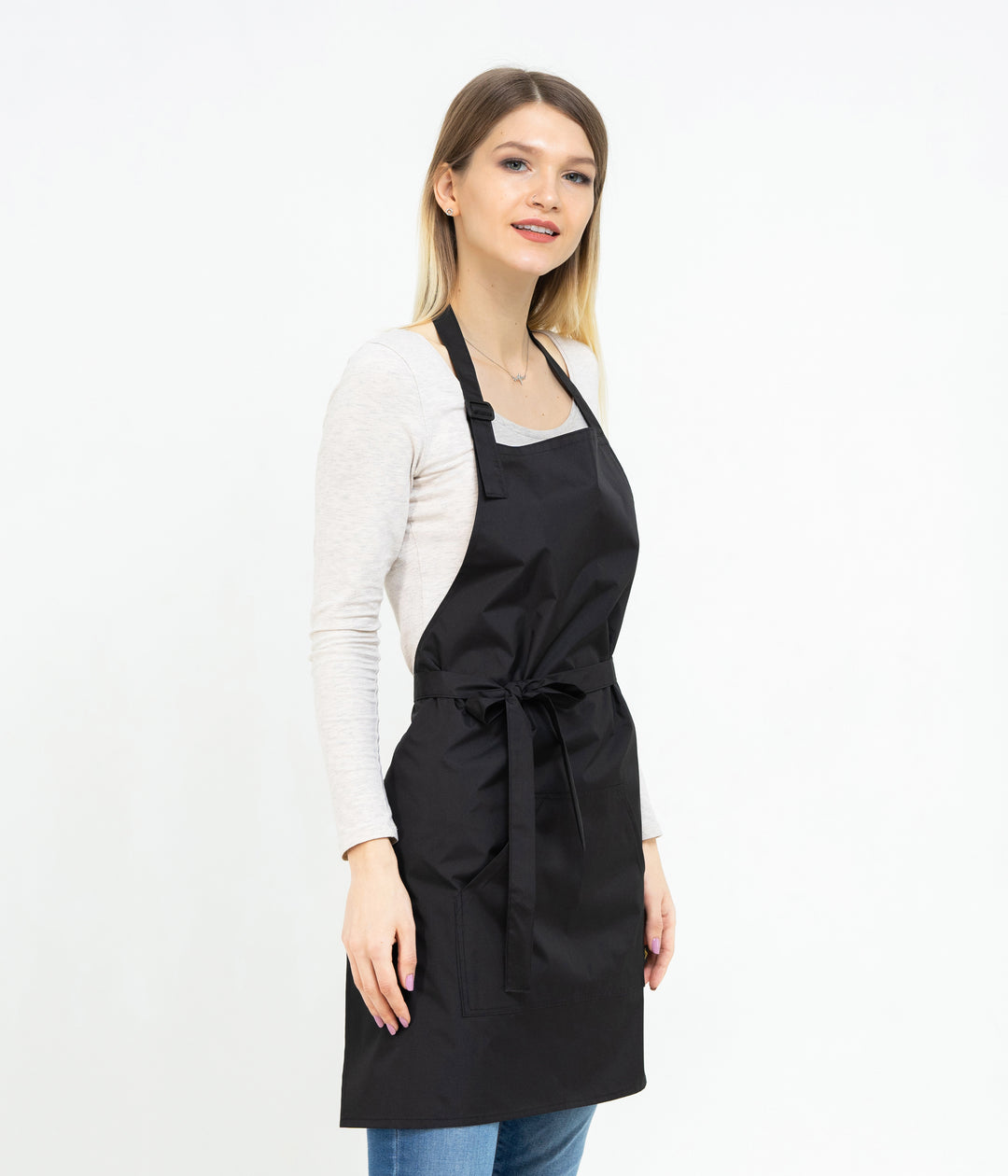 Solar Water-Repellent Apron – Short Black