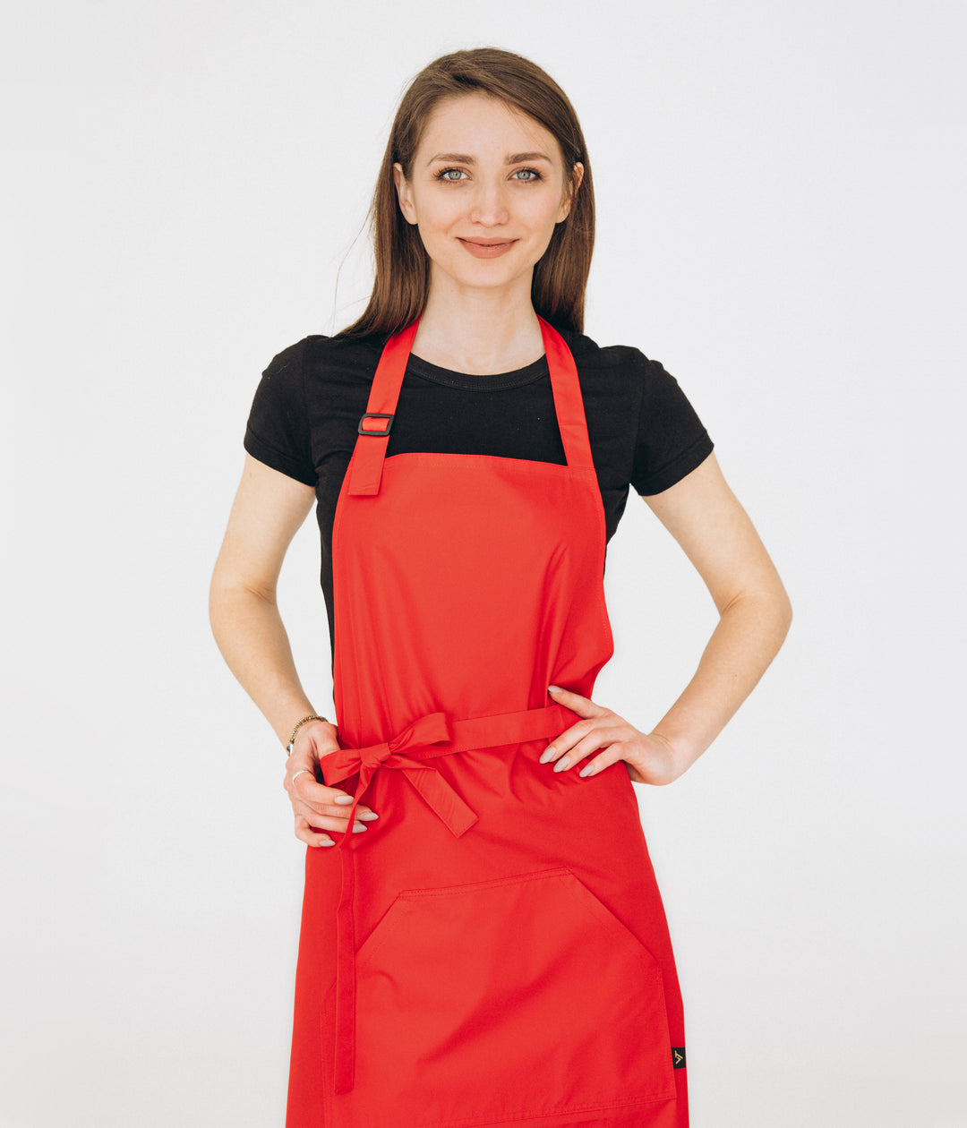 Solar Water-Repellent Apron – Long Red