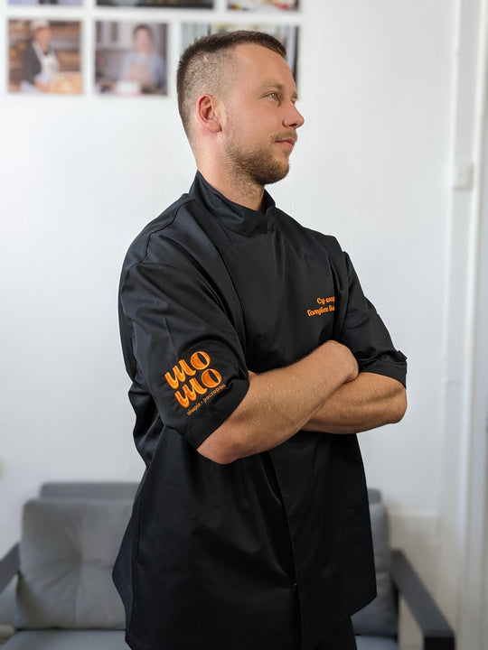 Embroidered Chef Coat Rio 235 – Black or White