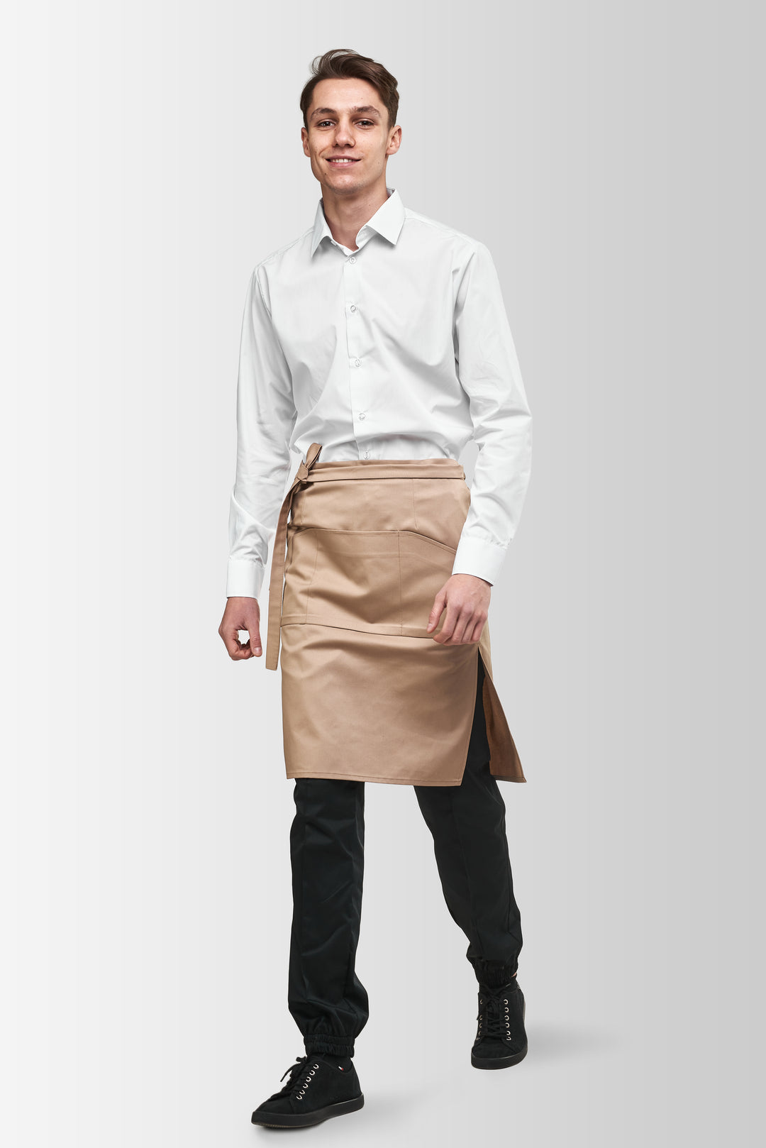 Tiramisu Waist Waiter Apron – Beige