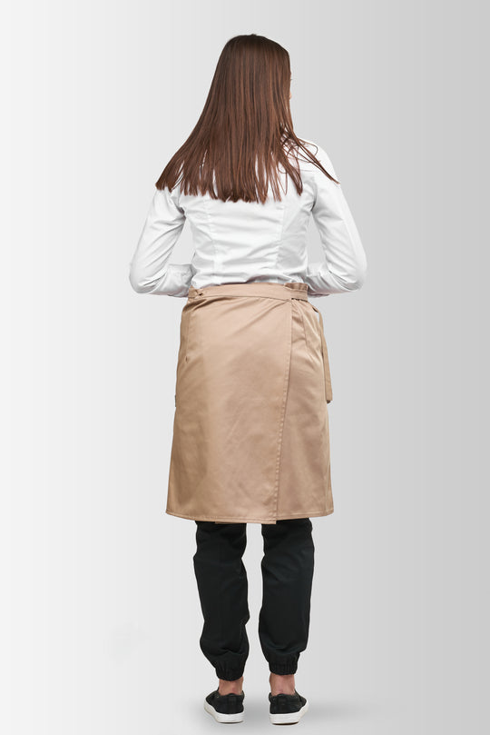 Tiramisu Waist Waiter Apron – Beige