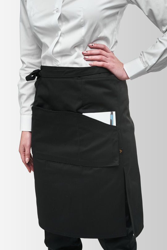 Tiramisu Waist Waiter Apron – Black