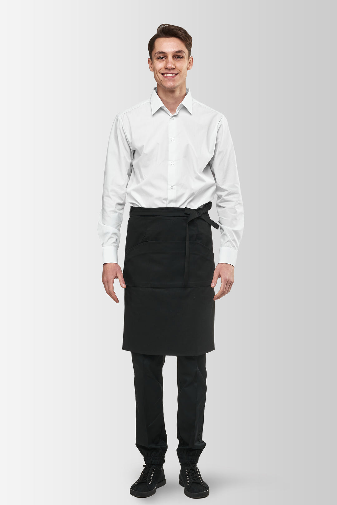 Tiramisu Waist Waiter Apron – Black