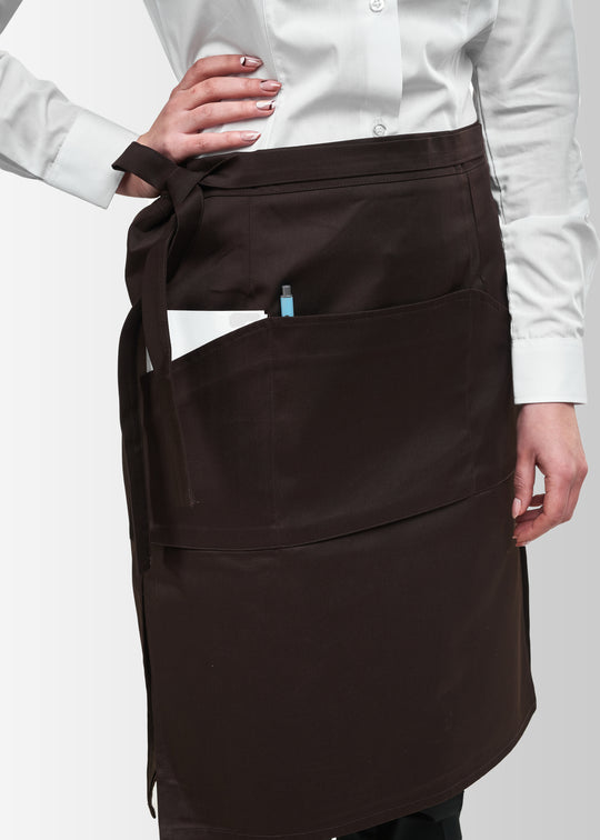 Tiramisu Waist Waiter Apron – Brown