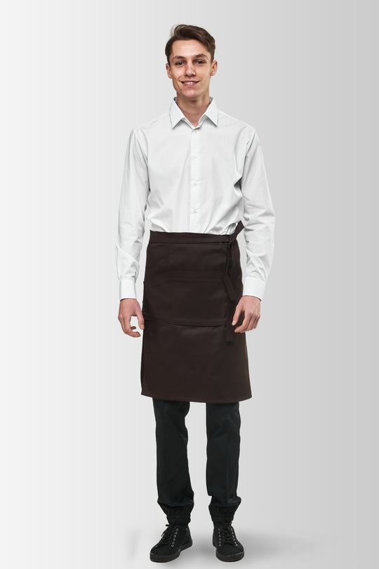 Tiramisu Waist Waiter Apron – Brown